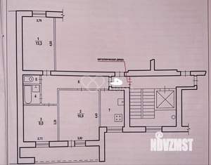 3-к квартира, вторичка, 62м2, 8/9 этаж
