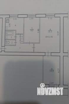 3-к квартира, вторичка, 56м2, 1/9 этаж