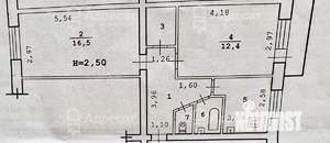 2-к квартира, вторичка, 46м2, 5/5 этаж