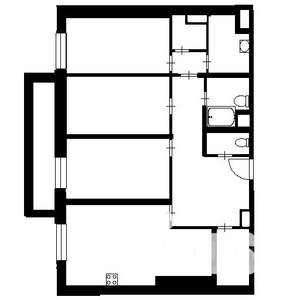 2-к квартира, вторичка, 47м2, 5/5 этаж