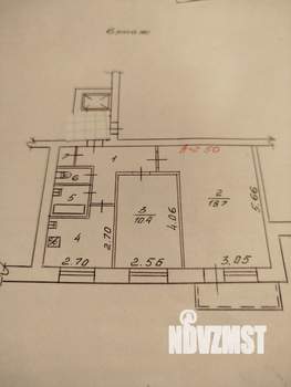 2-к квартира, вторичка, 46м2, 6/9 этаж