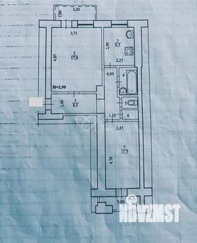 2-к квартира, вторичка, 50м2, 4/6 этаж