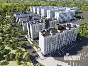 2-к квартира, строящийся дом, 45м2, 6/7 этаж