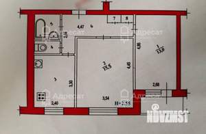 2-к квартира, вторичка, 48м2, 8/9 этаж