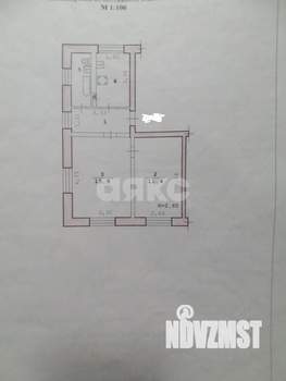 2-к квартира, вторичка, 42м2, 1/2 этаж