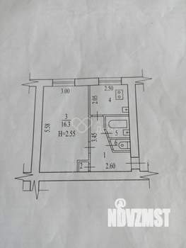1-к квартира, вторичка, 29м2, 1/5 этаж