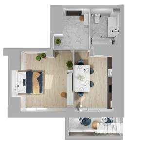 1-к квартира, вторичка, 42м2, 5/24 этаж