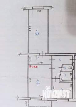 2-к квартира, вторичка, 44м2, 4/5 этаж