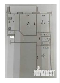 3-к квартира, вторичка, 69м2, 4/10 этаж