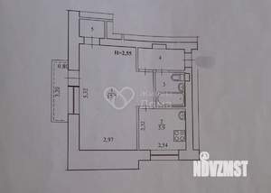 1-к квартира, вторичка, 31м2, 3/4 этаж