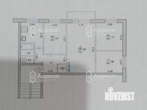 4-к квартира, вторичка, 60м2, 3/5 этаж