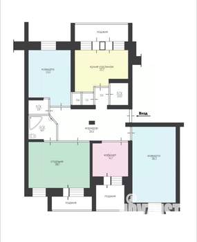 4-к квартира, вторичка, 183м2, 4/9 этаж