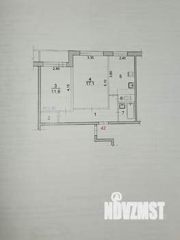 2-к квартира, вторичка, 51м2, 2/9 этаж
