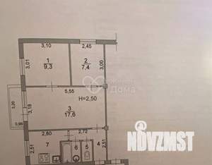 3-к квартира, вторичка, 48м2, 4/5 этаж
