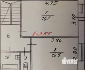 3-к квартира, вторичка, 80м2, 10/10 этаж