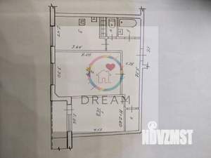 2-к квартира, вторичка, 51м2, 8/9 этаж