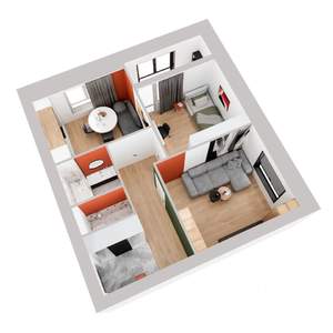 2-к квартира, вторичка, 50м2, 4/10 этаж