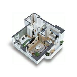 2-к квартира, вторичка, 58м2, 15/25 этаж
