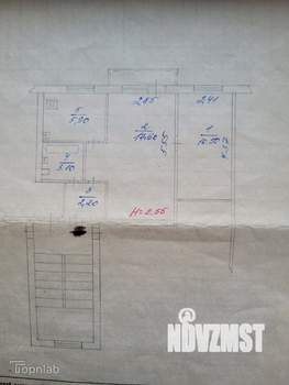 2-к квартира, вторичка, 42м2, 2/3 этаж