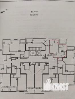 1-к квартира, вторичка, 37м2, 10/14 этаж