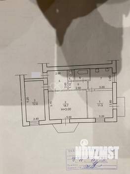 3-к квартира, вторичка, 64м2, 3/3 этаж