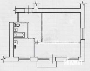 2-к квартира, вторичка, 43м2, 4/5 этаж