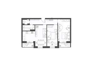 3-к квартира, строящийся дом, 76м2, 1/9 этаж