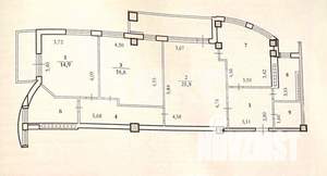 3-к квартира, вторичка, 104м2, 8/10 этаж