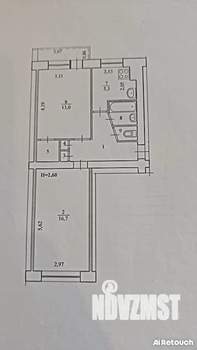 2-к квартира, вторичка, 47м2, 5/7 этаж