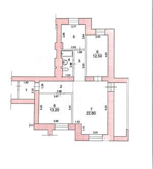 3-к квартира, вторичка, 80м2, 10/11 этаж