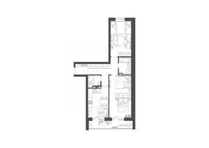 2-к квартира, строящийся дом, 65м2, 3/9 этаж