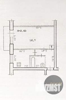 1-к квартира, вторичка, 31м2, 5/5 этаж