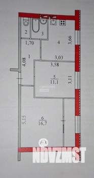 2-к квартира, вторичка, 47м2, 1/7 этаж