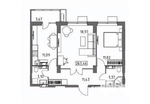 Фото квартиры на продажу (1)
