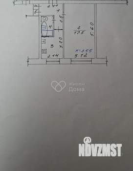 1-к квартира, вторичка, 30м2, 1/5 этаж