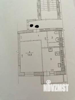 1-к квартира, вторичка, 33м2, 2/5 этаж