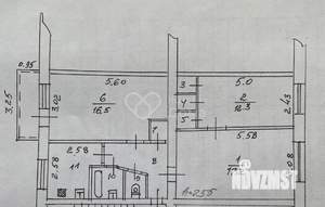 3-к квартира, вторичка, 61м2, 4/5 этаж