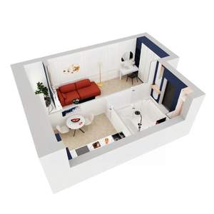 1-к квартира, вторичка, 37м2, 5/10 этаж