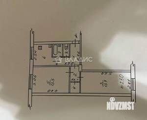 2-к квартира, вторичка, 44м2, 1/5 этаж