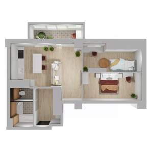 3-к квартира, вторичка, 63м2, 12/24 этаж