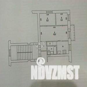 3-к квартира, вторичка, 42м2, 3/5 этаж