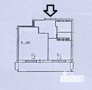 1-к квартира, вторичка, 34м2, 2/9 этаж