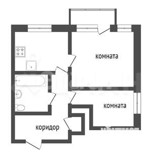 2-к квартира, вторичка, 42м2, 4/5 этаж