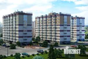 2-к квартира, строящийся дом, 61м2, 15/19 этаж