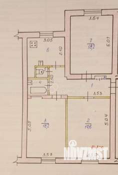 3-к квартира, вторичка, 73м2, 1/5 этаж