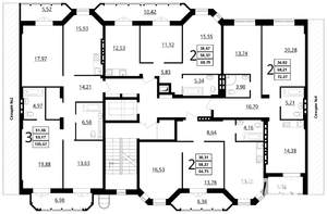 2-к квартира, сданный дом, 65м2, 4/7 этаж