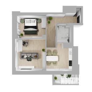 2-к квартира, вторичка, 56м2, 23/24 этаж