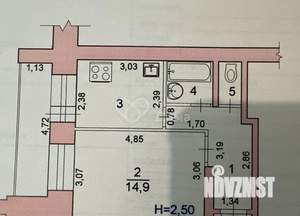 1-к квартира, вторичка, 32м2, 7/10 этаж