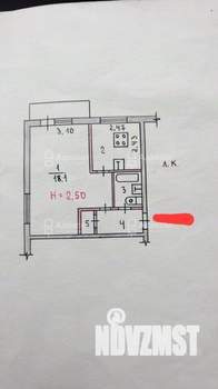 1-к квартира, вторичка, 30м2, 5/5 этаж